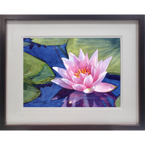 Click to view detail for Water Blossom 10x14 $1120